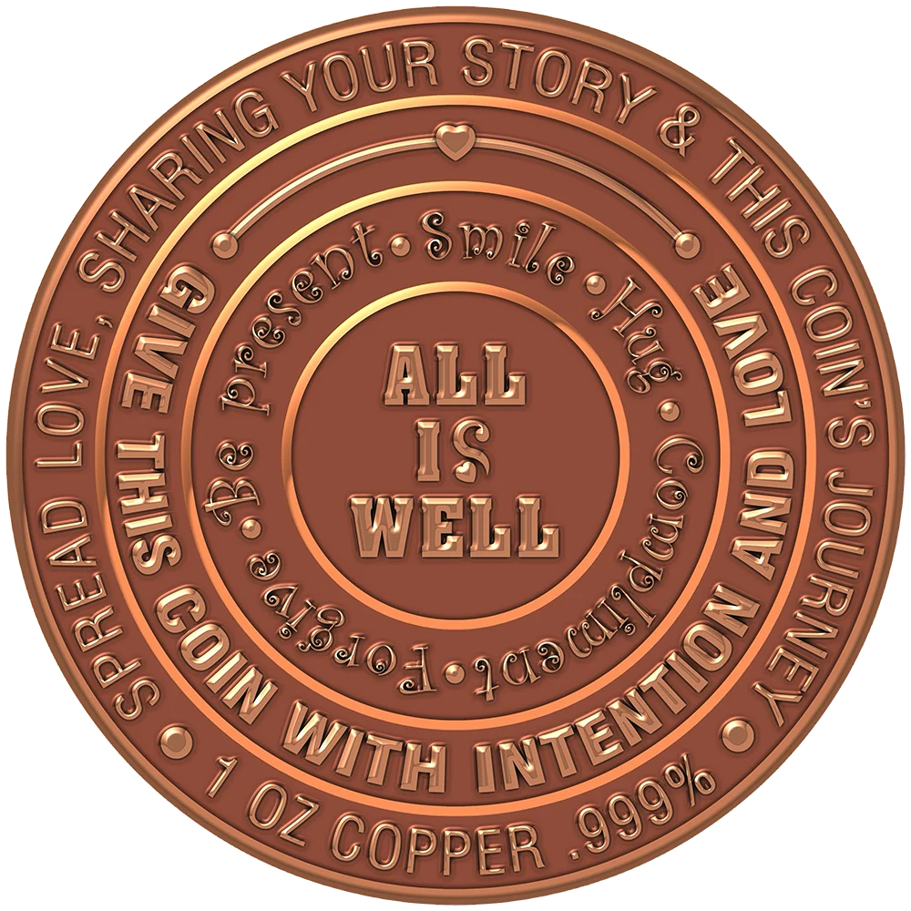 Front of the Tethergy coin